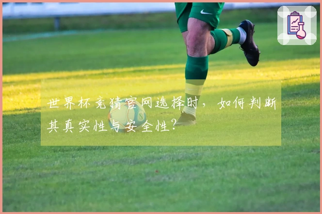 世界杯竞猜官网选择时,如何判断其真实性与安全性?