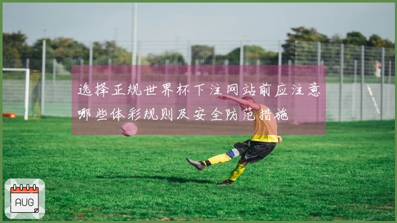 选择正规世界杯下注网站前应注意哪些体彩规则及安全防范措施